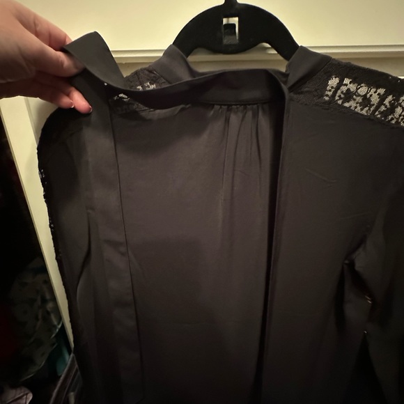 NWT; Rag and Bone Black GAYATRI SHIRT/XS/Button Down; Perfect condition - Picture 9 of 13